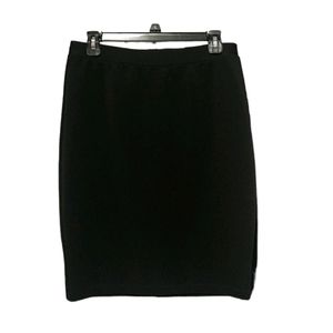 Miss Tina Black Stretch Pencil Skirt sz 10